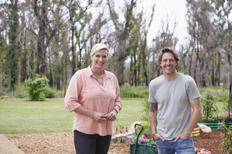 Johanna Griggs and Charlie Albone on Better Homes and Gardens, which has been on air since 1995. 