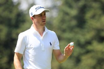 Justin Thomas has the lead in Mexico.