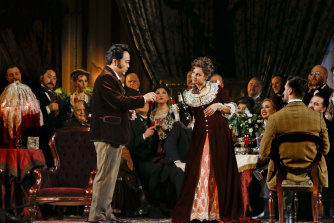 Stacey Alleaume in Opera Australia’s La Traviata.