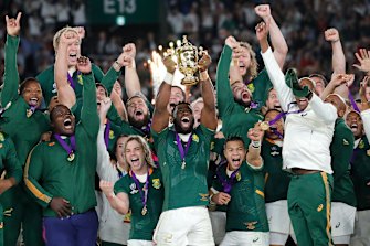 South Africa had an average age of 28 in their winning team in 2019.