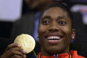 Semenya won Olympic gold at Rio six years ago, adding to her 800m triumph at London 2012.