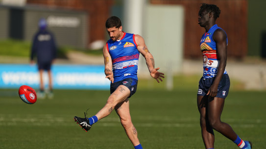Tom Liberatore (left) has recovered from a knee injury and is in line to return.