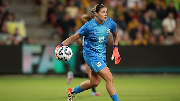 Sidelined: Goalkeeper Teagan Micah.