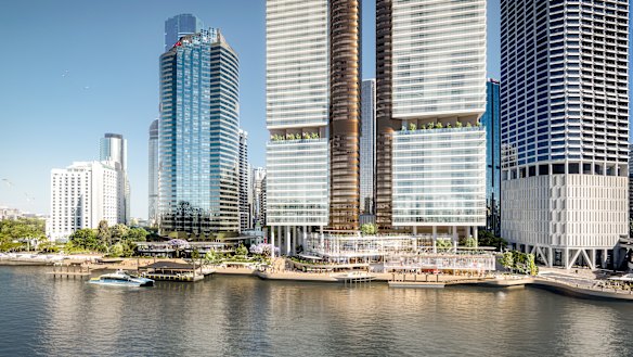 The $2.1 billion project will demolish the existing Eagle Street Pier building constructed for Expo '88.