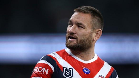 Waerea-Hargreaves before he clobbered Alex Johnston.