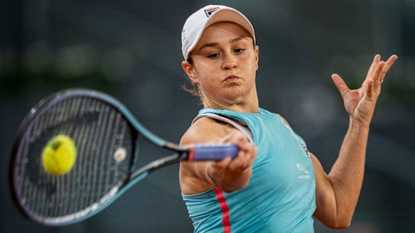 Wally Masur says Ashleigh Barty’s forehand has been her biggest weapon on clay.