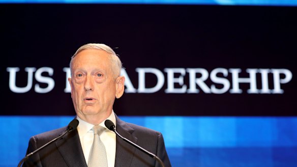 US defence secretary James Mattis.