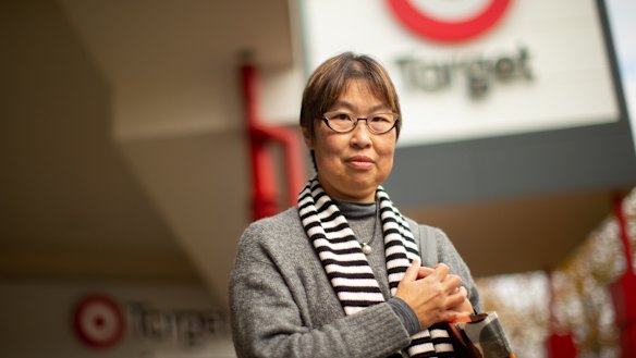 Hing Wood outside Target in Camberwell.