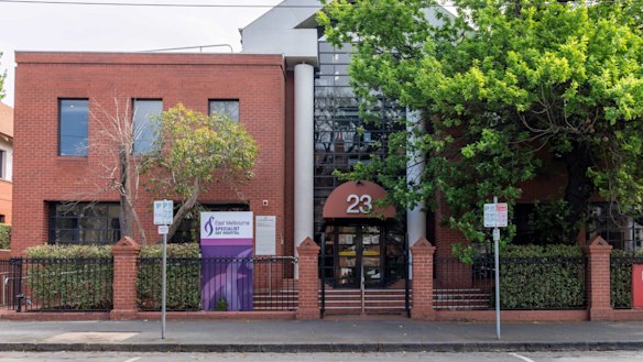The day hospital at 23 Clarendon Street, East Melbourne, sold for about $10 million.
