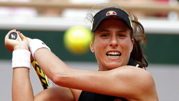 Johanna Konta en route to the French Open semi-finals.
