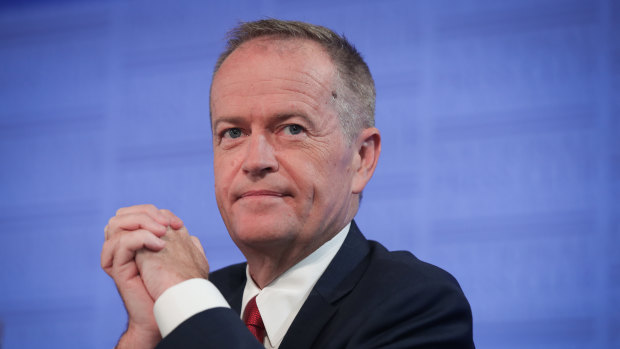 Opposition Leader Bill Shorten addressing the National Press Club of Australia in January, when he announced Labor would establish a national anti-corruption watchdog.