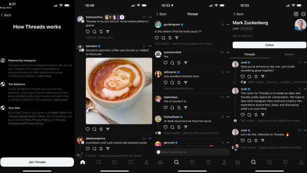 New social media site Threads looks a lot like Twitter, but is powered by Instagram.