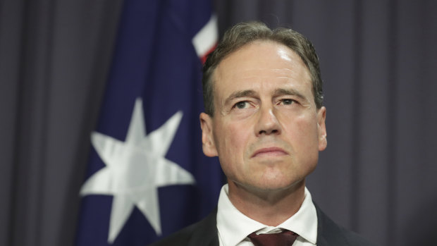 Federal Health Minister Greg Hunt