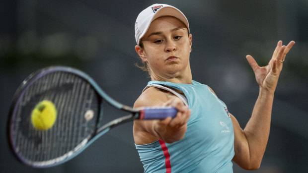 Wally Masur says Ashleigh Barty’s forehand has been her biggest weapon on clay.