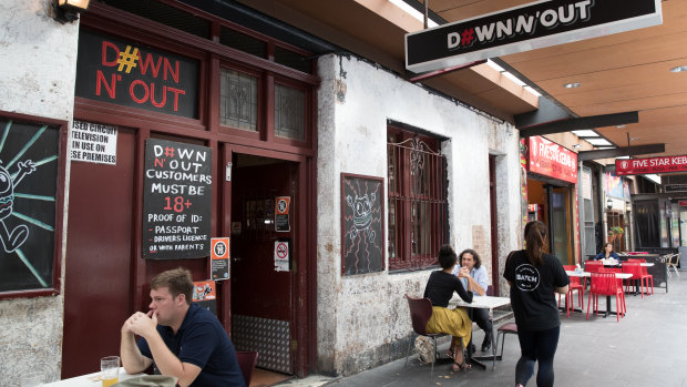 Down N' Out restaurant in George Street, Sydney is at the centre of a Federal Court dispute with the US burger chain In-N-Out.