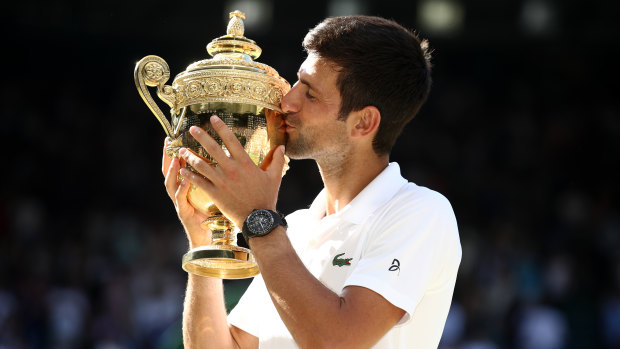 Comeback king: world No.1 Novak Djokovic announced his return to the top table at Wimbledon last year.
