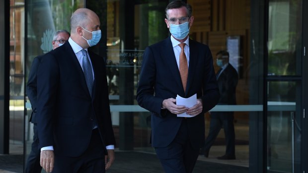 NSW Treasurer Matt Kean and Premier Dominic Perrottet.