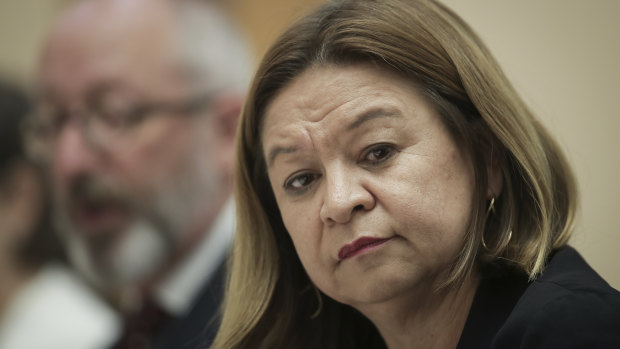 ABC managing director Michelle Guthrie during a Senate estimates hearing.