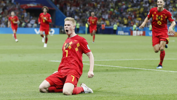 Now or never: Kevin De Bruyne and the rest of the Belgium team are daring to dream. 