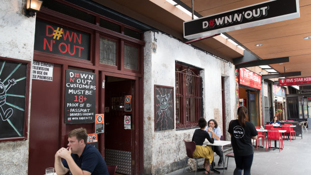 Down N' Out restaurant in George Street, Sydney, is at the centre of a Federal Court dispute with the US burger chain In-N-Out.