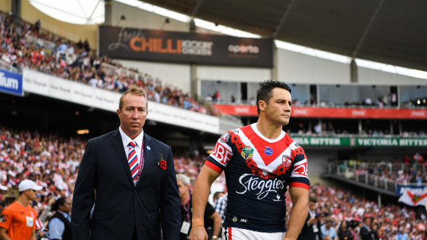 Work in progress: Jason Taylor will move aside after failing to ignite the Roosters' attack.