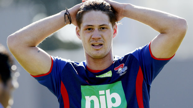 No cigar: Kalyn Ponga, who narrowly missed out on the Dally M Medal in 2018, will play in the halves for the Maori All Stars.