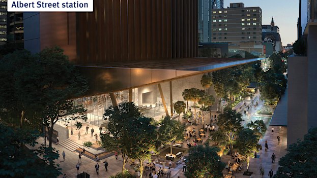  The  track is set to run underneath an upgraded Albert Street station.