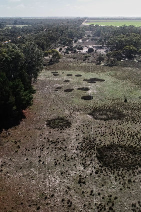 A chemical leak from this Kaniva property could damage agricultural and town water.