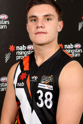 High hopes: Dylan Barry in the 2015 draft.