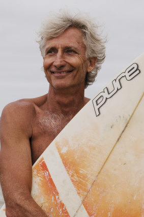 Adriaan van der Wallen,founder of the surf board library.