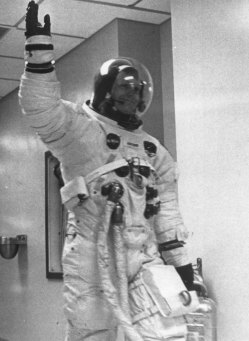 Neil Armstrong has been called America’s “most bashful Galahad”.
