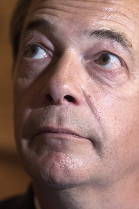 The one to watch ... Nigel Farage, leader of the Brexit Party.