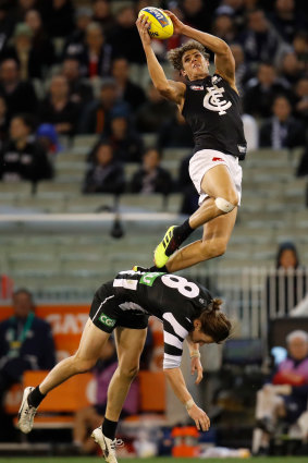 Curnow flies high against the Magpies in 2018