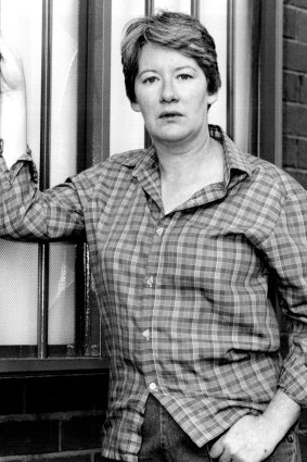 Anne Phelan as topdog Myra Desmond in Prisoner. 