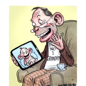 Tony Abbott is now a grandfather.