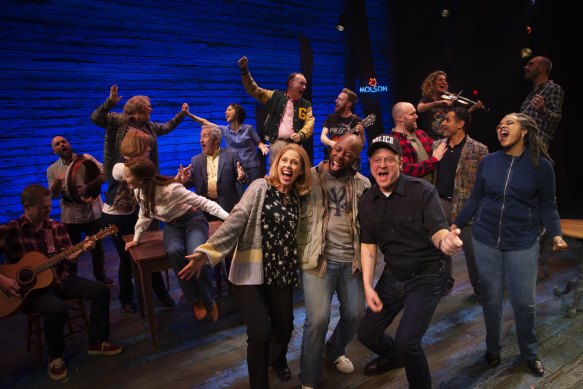 The cast of Come From Away has been stood down without pay due to the pandemic.