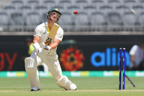 David Warner’s slim Test returns for 2022 continued.