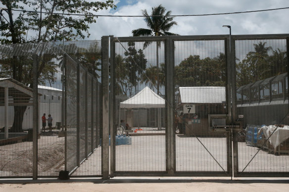 Asylum seekers sent to detention centres on Manus Island (pictured) and Nauru were told they would never be allowed to settle in Australia.