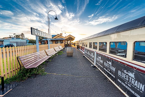 Final stop on the Bellarine Rail Trail, the historic Queenscliff Railway Station.