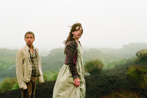 Solomon Glave and Shannon Beer in the 2011 film adaptation of Wuthering Heights, which was filmed in Yorkshire. 