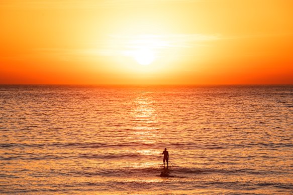 Bondi Beach at sunrise on Friday.