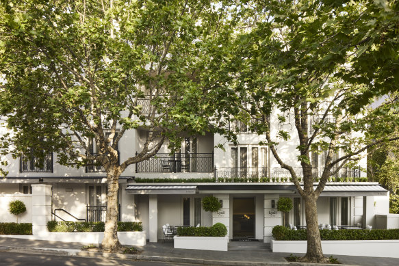 Part of the design brief for the Lyall was to retain its townhouse-away-from-home character.