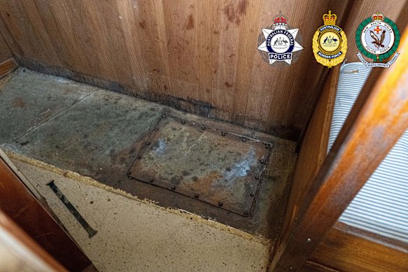 Authorities believe the cocaine onboard the Raider was stored in a compartment hidden under a cupboard