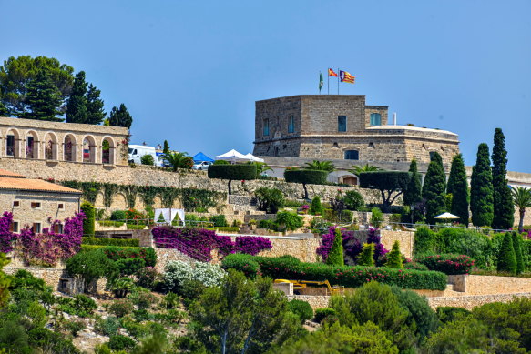The Sa Fortalesa villa in Pollenca, Mallorca, where Rafael Nadal married Mery Perello.