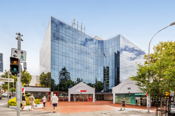 An office and retail complex at 90 Crown Street in Wollongong has sold for more than $65 million.