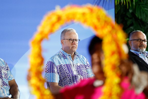 Australia’s sales of fossil fuels were in focus during frank conversations on the island nation of Tuvalu.  