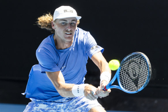 Max Purcell at the 2024 Australian Open.