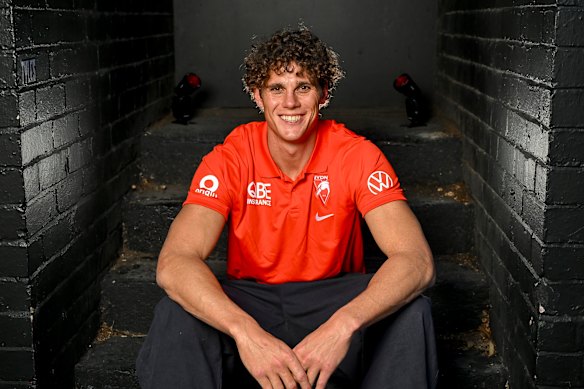 New Sydney player Charlie Curnow.
