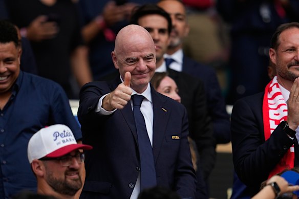 El presidente de la FIFA, Gianni Infantino.