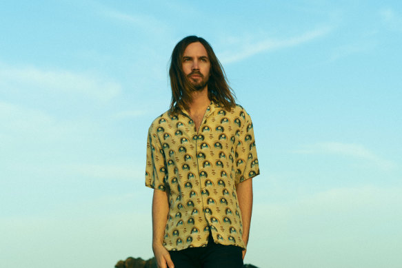 Tame Impala's Kevin Parker. The group has received two Grammy nominations.